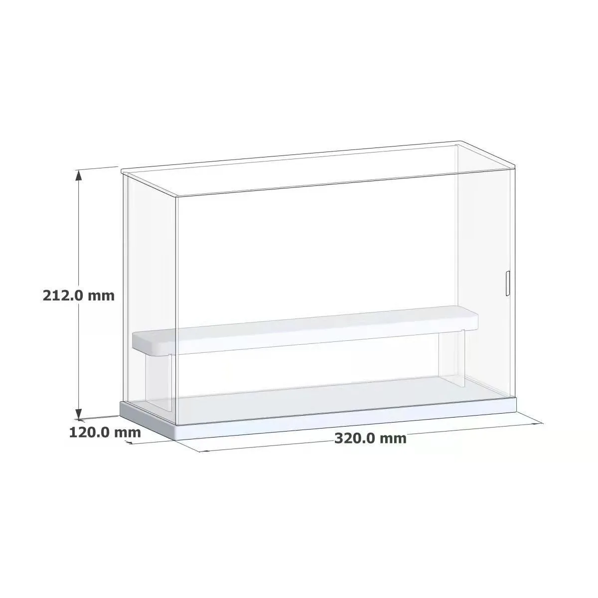 Hot Deals Good Quality Clear Showcase transparent storage box  Figure display Shoes display Show Box Display Acrylic Box/case