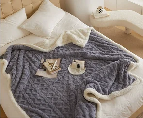 220v High Power Electric Blanket New Winter High Quality Plush Waterproof Element Customizable flannel & Sherpa Parts