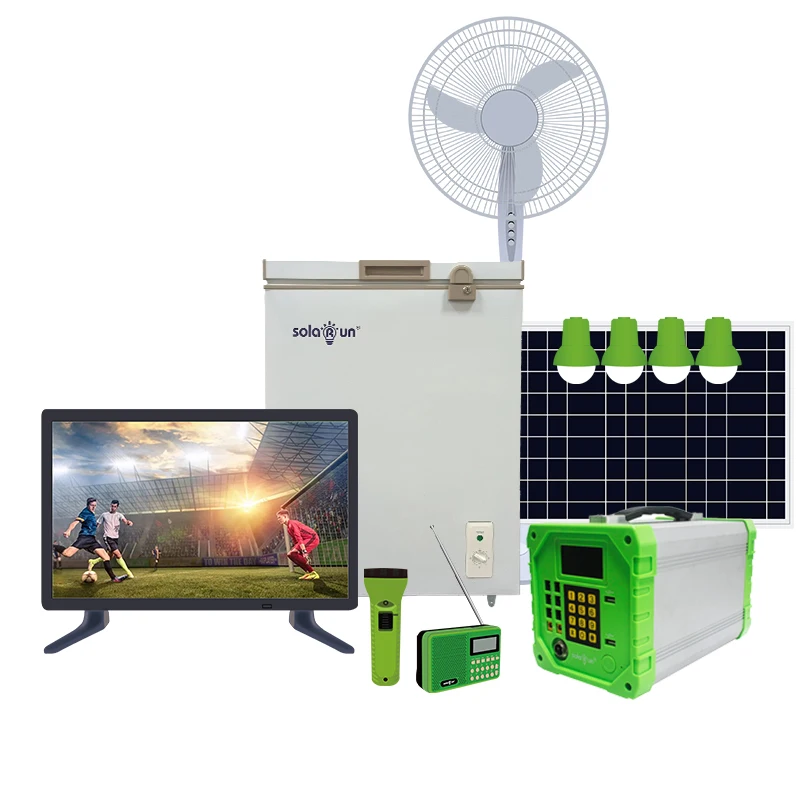 60W Solar Panel With 5m Cables Home Systems 12.8V 18Ah LiFePO4 Portable Off Grid System for Use Complete
