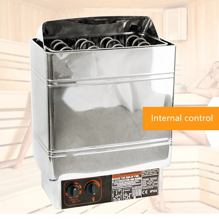 Electric Sauna Stove Wood Burning Sauna Heater Sauna Accessories Dry Steam Computer Control Panel Modern Acrylic Graphic Design