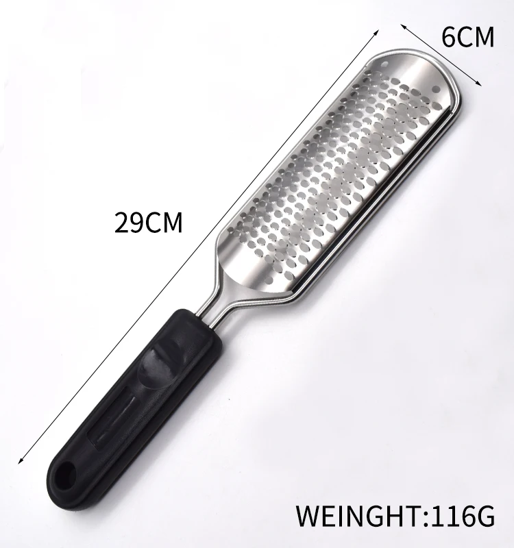 The spot 2 pcs set stainless steel pedicure foot file callus remover