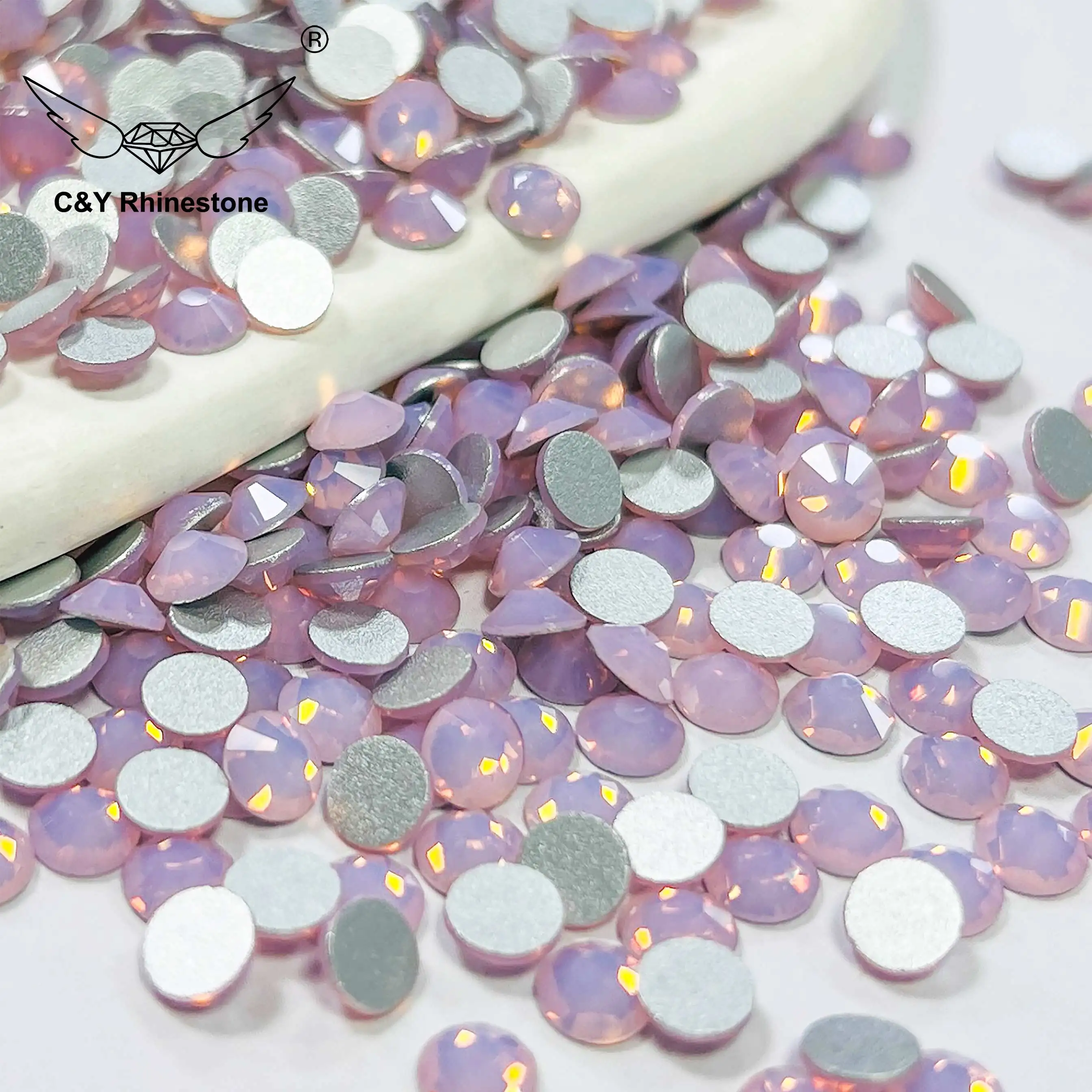 CY 035 No Hot Fix Crystal Opal Stones SS6 SS8 SS10 SS12 SS16 SS20 SS30 SS34 SS40 Rhinestones Bulk
