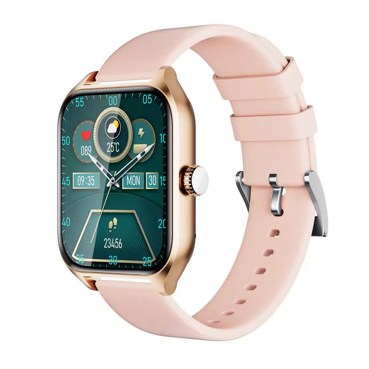 Waterproof Smartwatch with Exercise Blood Pressure and Temperature Monitoring Calorie Monitoring Features  automatic watch