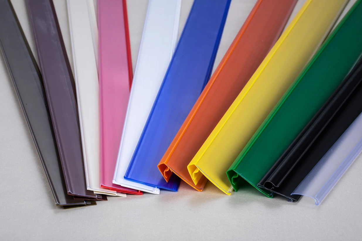 Extrusion self adhesive label holder,extrusion data price strip, flat label holder