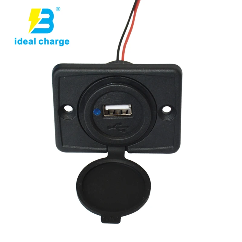 2.4A Dual USB Car Charger 12V Universal Charger Socket 1 x USB