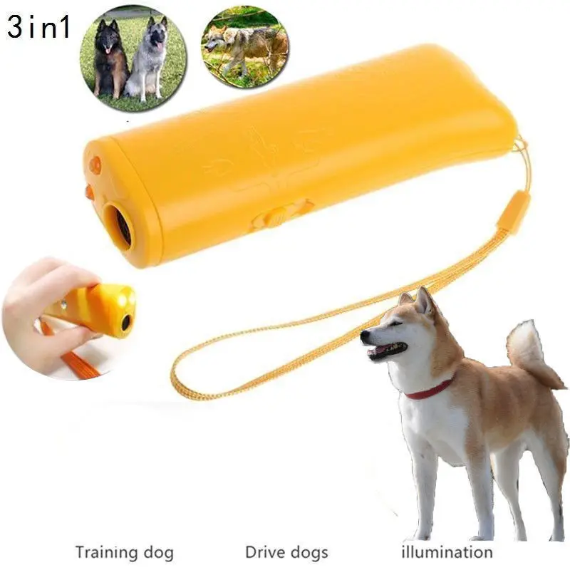Super Training Dog +Banish Dog + Torch 3 in 1 Dog Repeller Ultrasonic