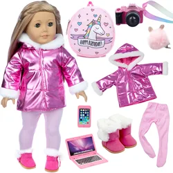 Wholesale Down Jacket Suit Soft Rubber Simulation Reborn Baby Dolls Silicone 18 Inch Doll Accessories Doll With Clothes