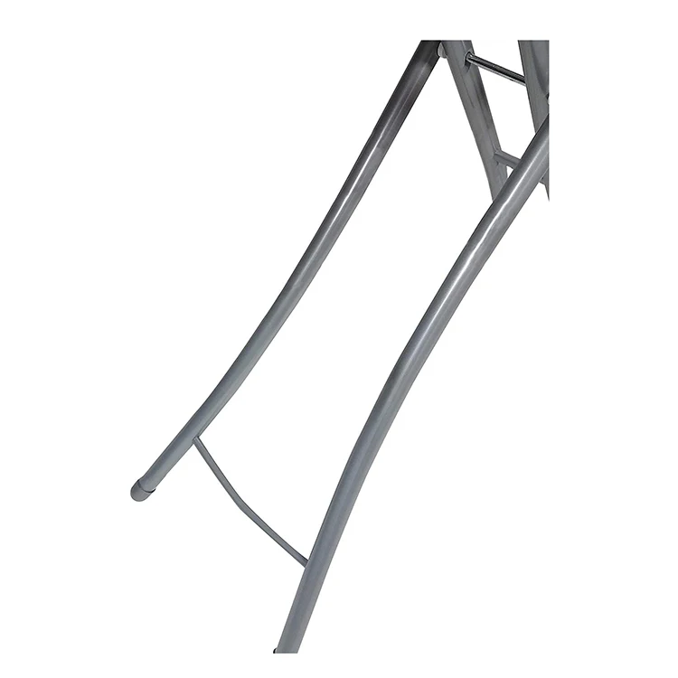 Adjustable Height Collapsible Ironing Board Mini Folding Style Standing Type Installation Home Easy Storage European Wood Metal