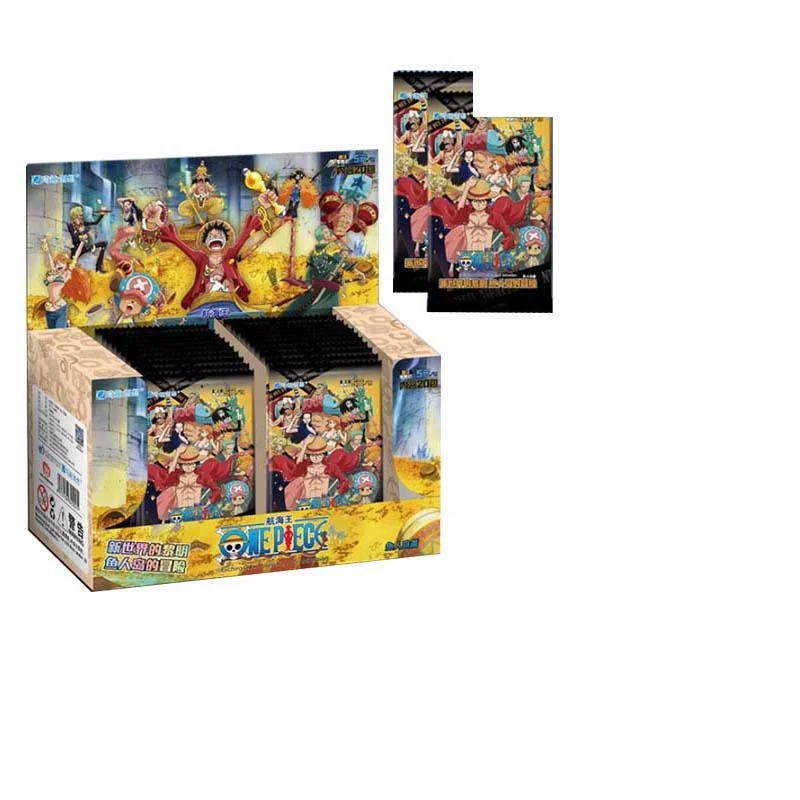 Оптовая продажа коллекционная карточная игра Tcg в коробке Luffy аниме редкая настольная игрушки для детей и взрослых рождественский