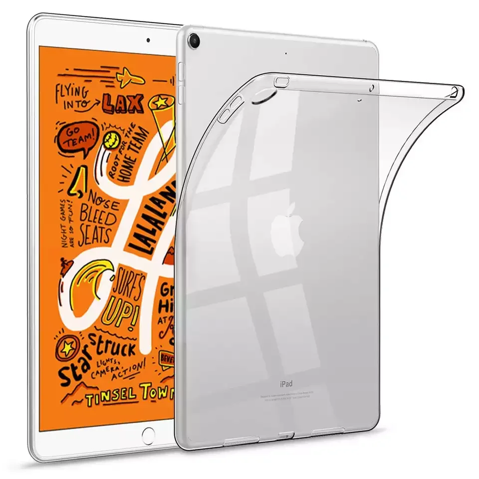Hot selling TPU clear tablet case cover for ipad