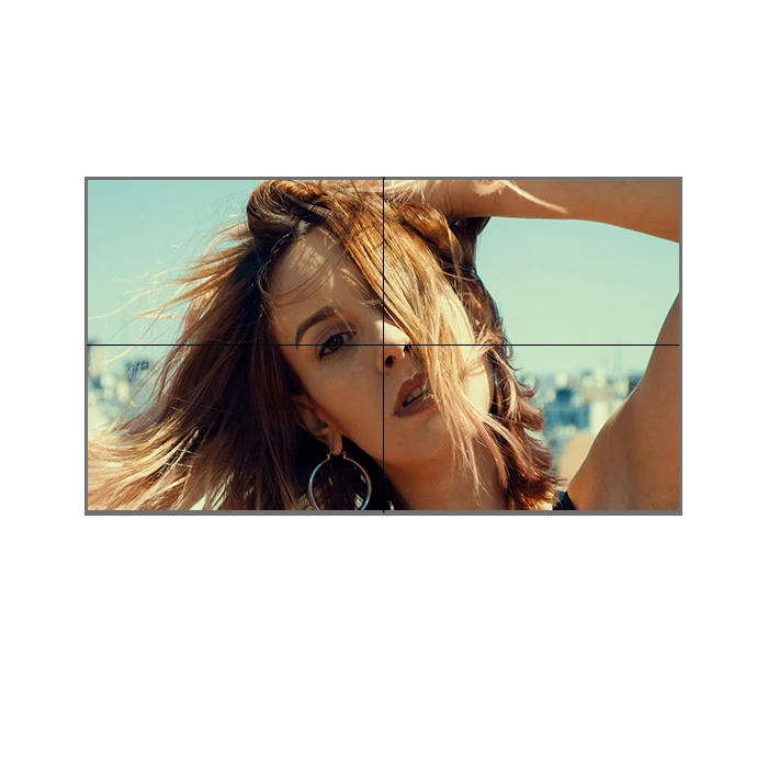 55 Inch 1.7mm Bezel Floor Stand Did FHD Ultra Narrow Bezel Lcd led screen concert stage background Video Wall TV Screens Units