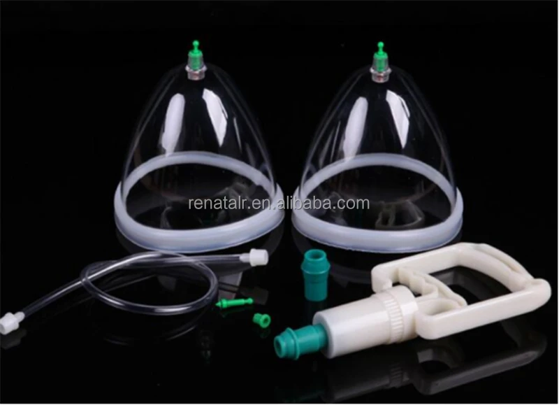 Healthy Breast Enlargement Pump For Lady /male Vacuum Cupping Body Massager Chest Enhancement Cupping With Suction Pump Therapy