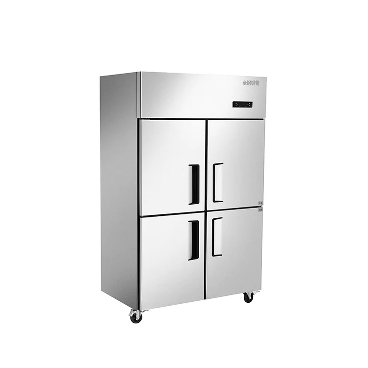 1000L Big Space Stainless Steel Upright kitchen Freezer Fridge