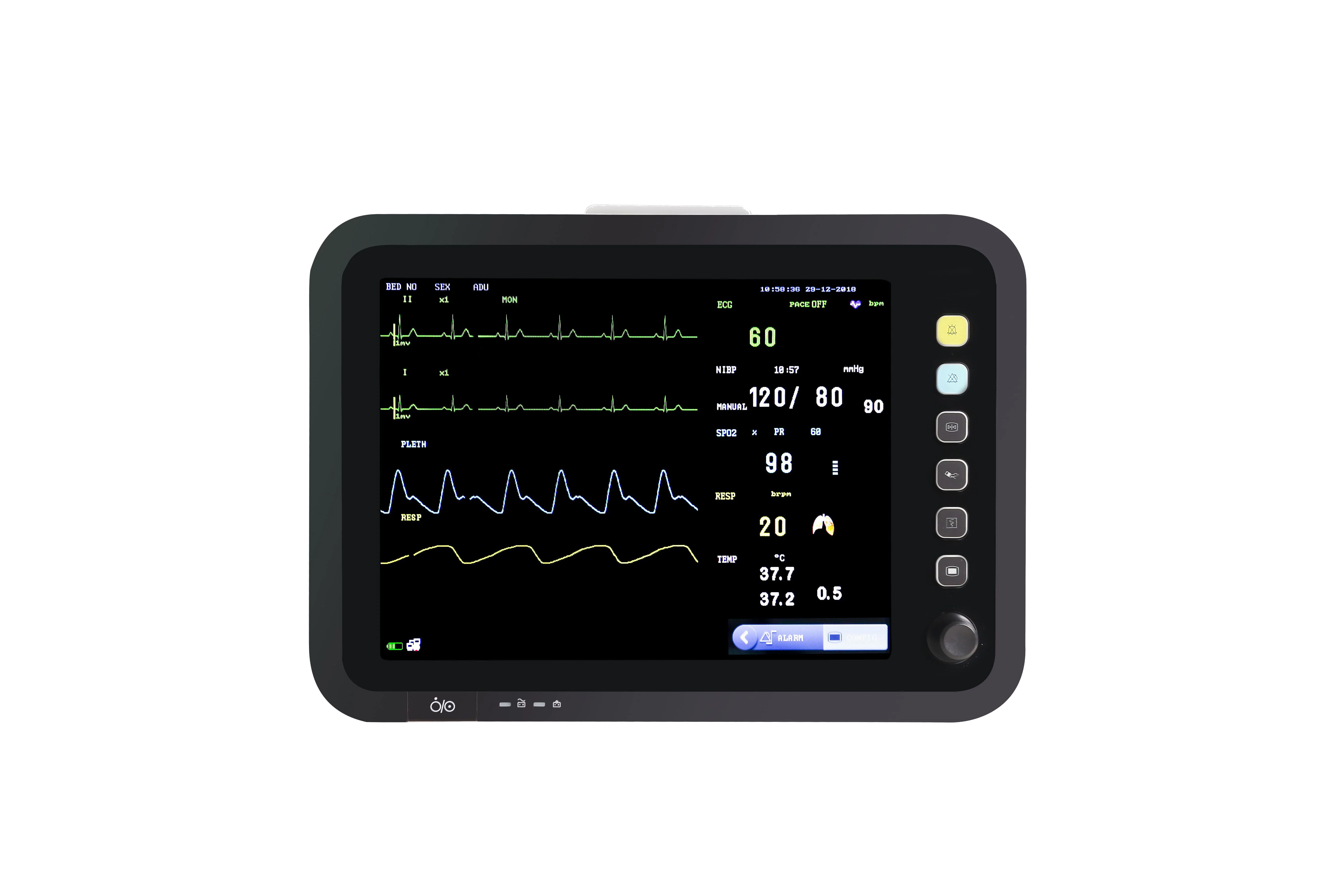 Multi-parameter Veterinary Monitor Hospital Monitoring Machine