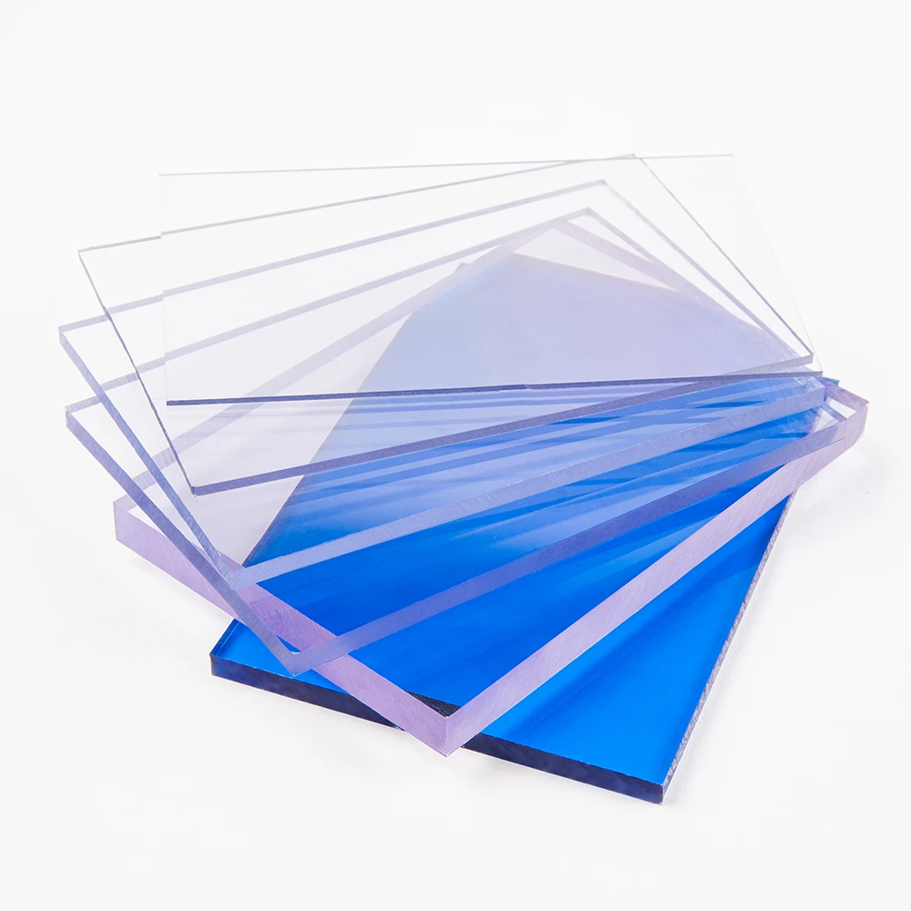 Factory price 3mm 5mm 6mm transparent Wear Resistance transparent solid polycarbonate sheet for soundbarrier