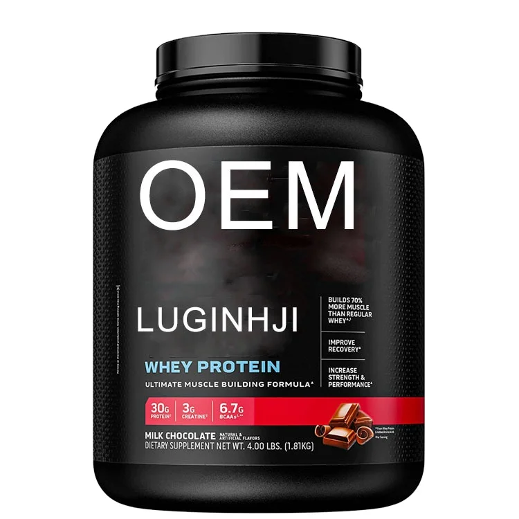 Лучшие продажи, оптовая продажа, частное OEM/ODM 5Ibs, золотой стандарт, шоколадный сывороточный белковый изолят