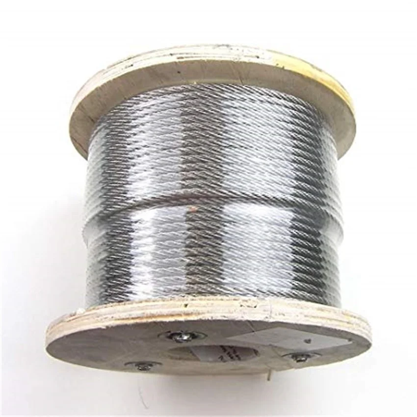 AISI 304 316 1+12 Stainless steel wire rope high tensile,quality coated with PVC,nylon use for balustrade&handrail