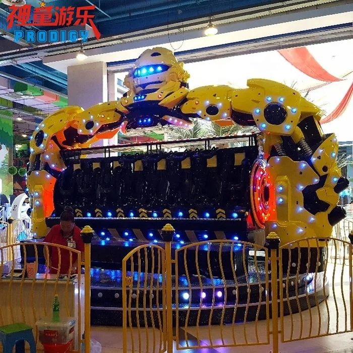 Attractions Amusement Park 360 Degree Rotation Mechanical Combat Rotary Top Spin Robocop Rides