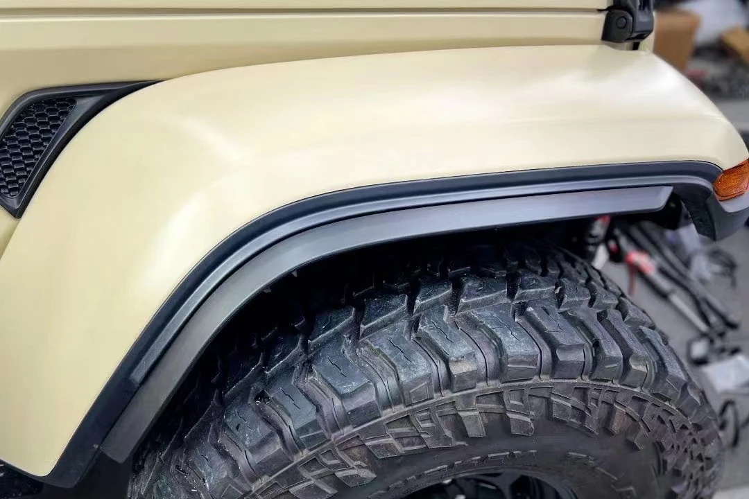 5cm (2') wider 4pcs/set Fender flare extensions for Jeep Gladiator Jeep JT