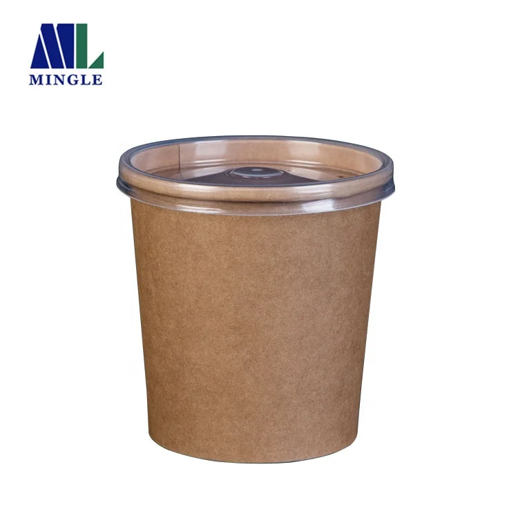 
Vasos Biodegradables Kraft Paper Soup Cup Cardboard Cups 