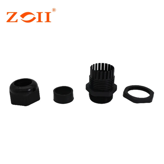 Hot sale waterproof plastic IP68 nylon adjustable cable gland PG36 bundle cable gland for solar system use