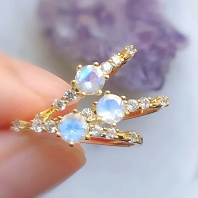 Elegant Exquisite Crystal Rings For Women Wedding Finger Rings 925 Sterling Silver Engagement Jewelry anillos bague femme