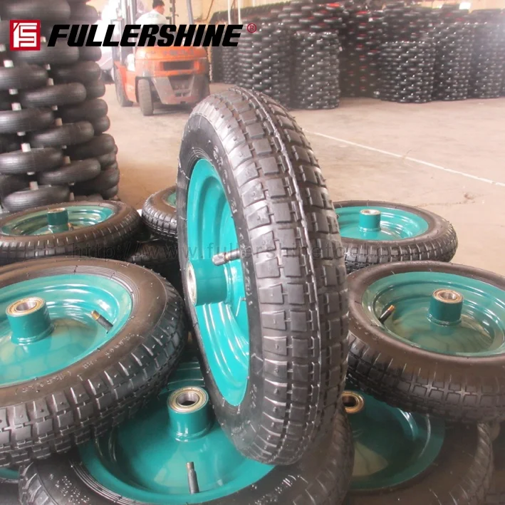 Good Quality Pneumatic Rubber Wheel 14 Inch 3.50-8 With Metal Rim