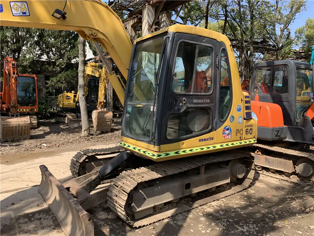 
Used Komatsu PC60-7 crawler excavator low price and beautiful machine condition 