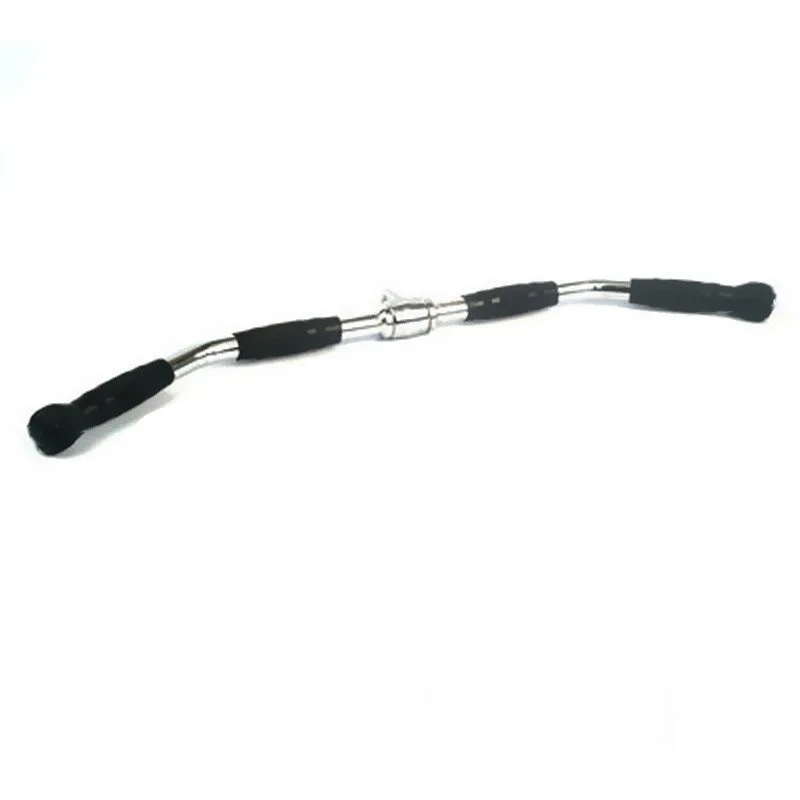 Lat Bar Cable Machine Attachment Up Pulldown T Shape Bar for Gym Strength Workout Wholesale Curl Pulldown Bar