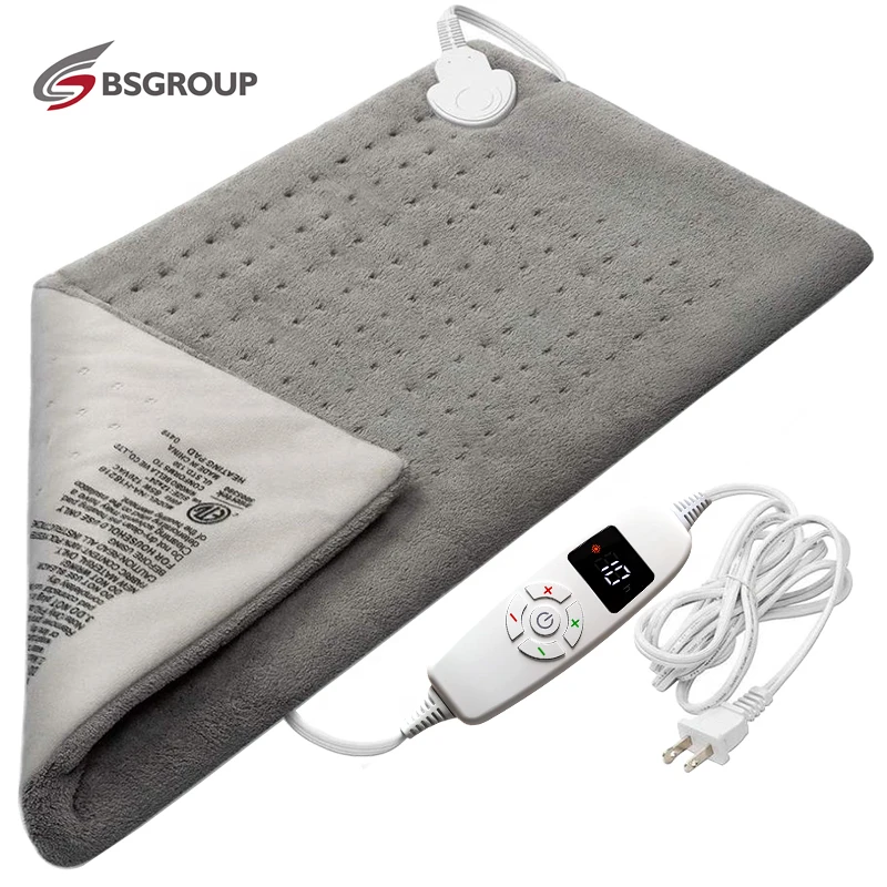 Direct Selling machine washable Overheat Protection heating pad electric