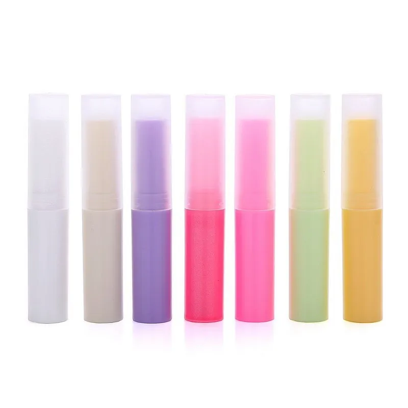 3g Korean type frosted lip tube, PP lip balm containers , plastic twist up lipstick tube