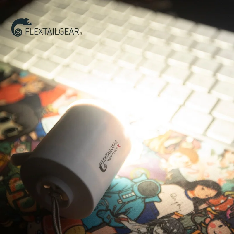 Air Pump Air Compressor and Lantern 3 in 1 Tiny Pump Inflate and Deflate Camping Light rechargeable Tiny Pump X