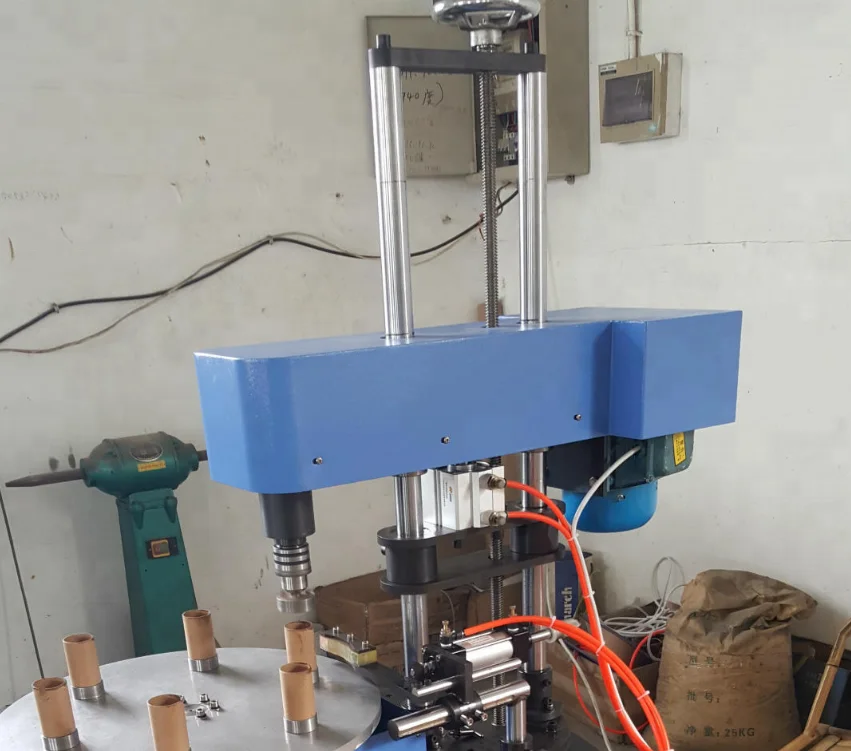 Semi-auto Paper Tube Sealing Machine Hot selling Paper Tube Can Capping Mass Production Of Composite Can Sealing Machine Price