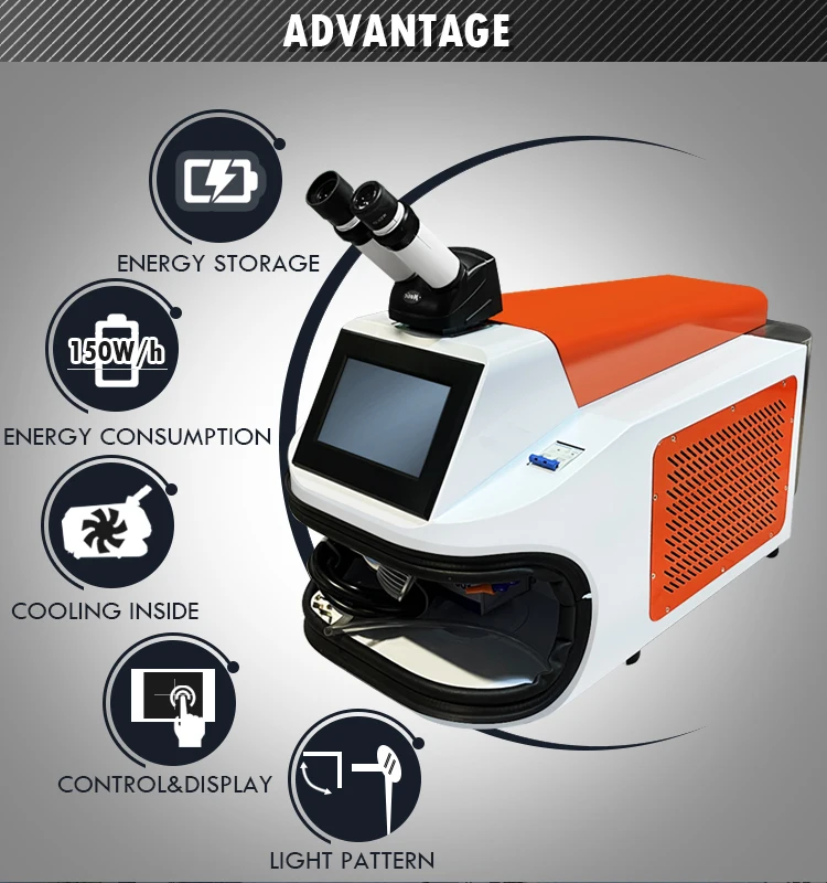 Metal Laser Welder Yag Laser 150W 200w 100W Laser Weld Machine for Gold and Silver