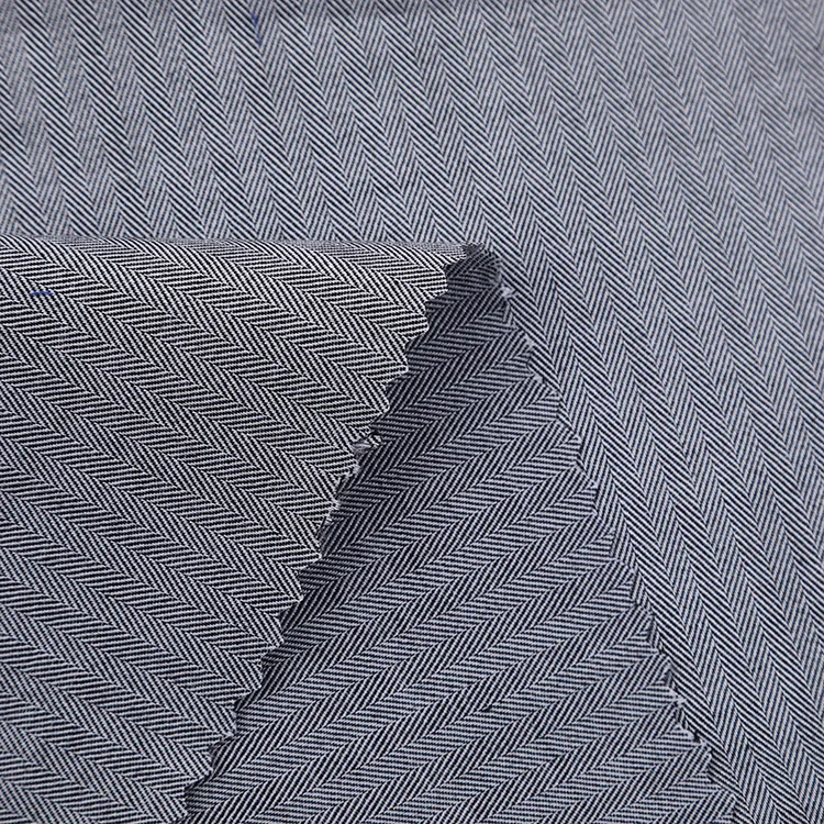 Yongteng ready in stock 100%cotton yarn dyed herringbone shirting fabrics