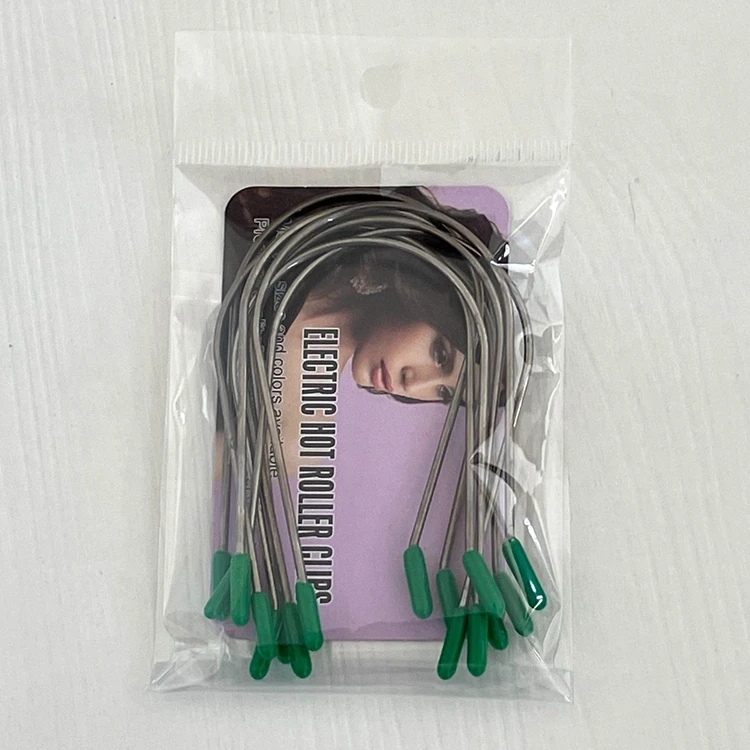 New Fashion Electric curling roller replacement clip Hot Curler Clips metal  U shape hair hot roll clip