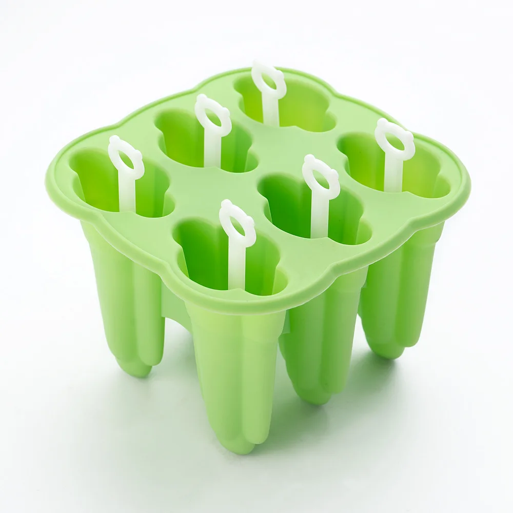reusable ice candy silicone mold tray for refrigerator custom washable popsicle ice mold silicone for dishwasher
