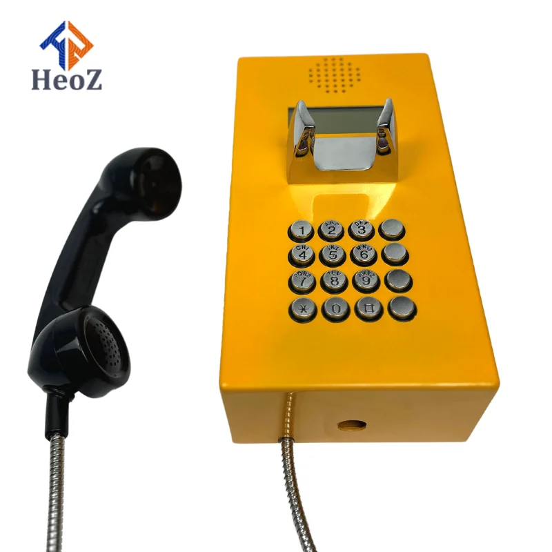 Cost Save Public Telephone Prison For Phone Hospital Phone VoIP With LCD Display