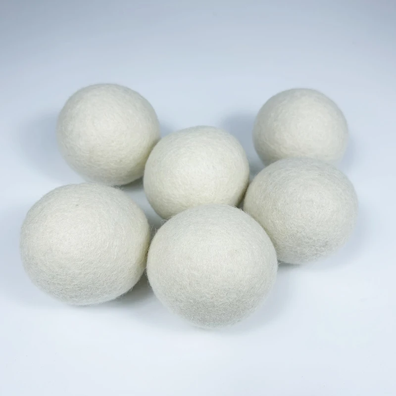 100% Natural Wool Dryer Balls for Laundry Washing Machine ball of wool