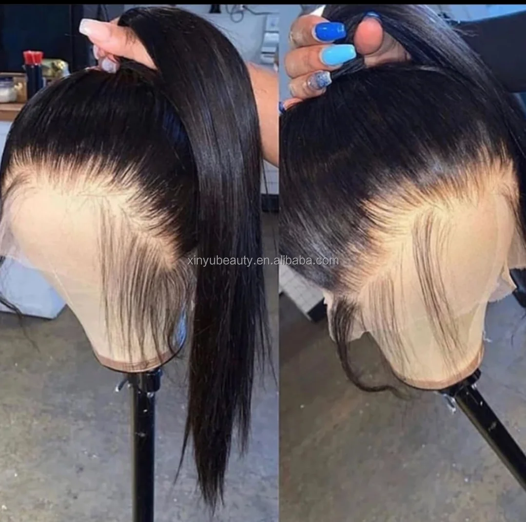 Cheap Peruvian Human Hair Lace Front Wigs For Black Women Natural Hair HD Lace Frontal Wig Vendors Full Lace Human Hair Wigs