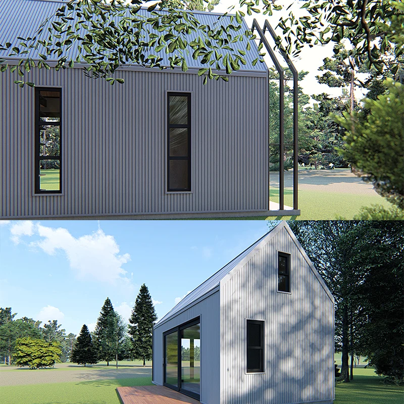 High quality Portable Shipping Container home building prefabricated Modern Luxury steel structure prefab houses villas for sale