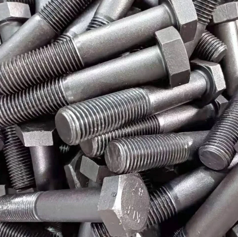 High Strength Metric Bolt Fasteners DIN 931/933 HDG Hex Bolts And Nuts for Wholesale Distributor Grade 10.9 Hex Screw