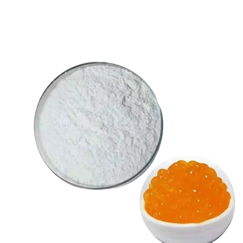 
Raw Materials Sodium Alginate Food Grade for Popping Bobas 