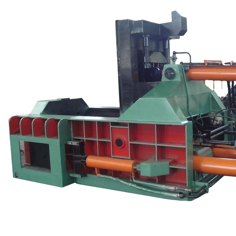 Automatic Push out waste metal baler/Hydraulic scarp baler baling machine for steel/Scrap compactor scarp baler for iron