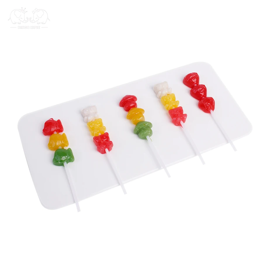 OEM/ODM Caramelos Dulces Fruit Assorted Animals Shaped Halal Kids Snacks Hard Candies Lollipop Candy Bulk