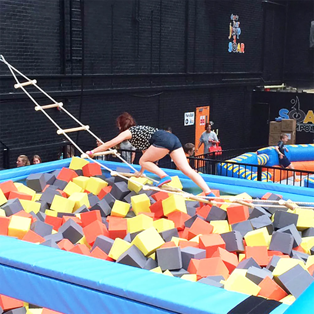 Cheap Price Foam Pit Gymnastics Foam Cubes Espuma Foam For Kids Playing Trampoline Pool