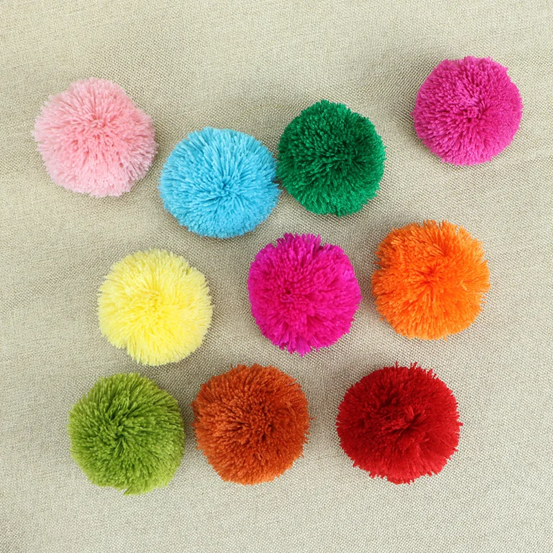 Assorted Multicolor Pompoms for Arts & Crafts Gradient Shades Pom Poms Balls for Hobby Supplies & Creative Paste Toys