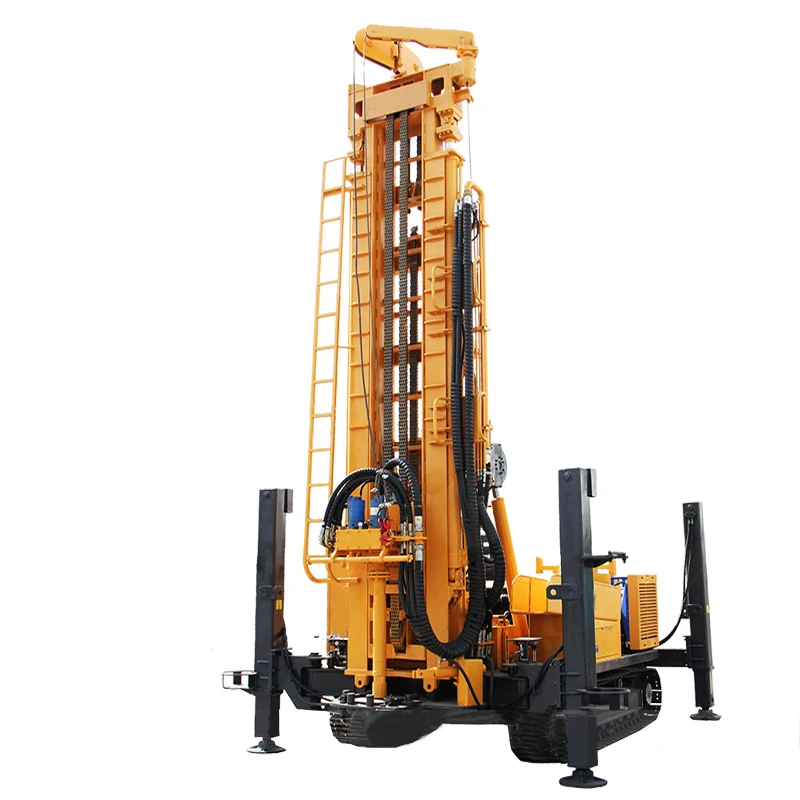High Quality Hydraulic 1200m Crawler Drilling Water Well Drilling Rig