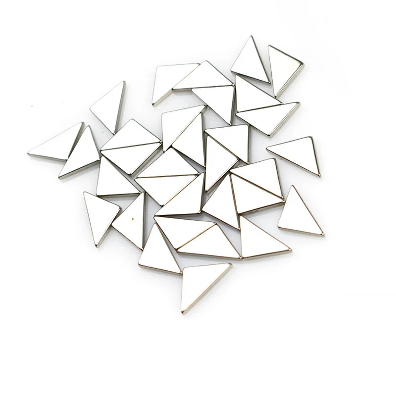 Wholesale NdFeB Magnetic Material Triangle Shaped Magnet Customized  Neodymium Magnet N52 Rare Earth Neo Magnet