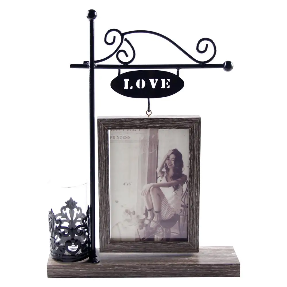 2021 New products creative sublimation mdf funia photo frame with hydroponics pot